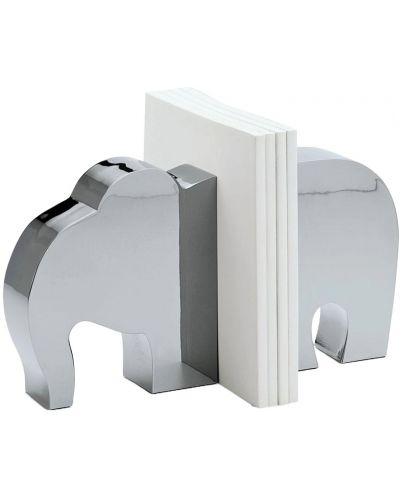 Θήκη βιβλίου Philippi - Elephant, 13 cm, από ανοξείδωτο ατσάλι - 1
