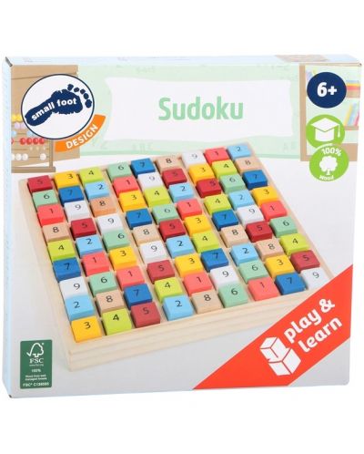 Ξύλινο παιχνίδι Small Foot - Sudoku, Εκπαίδευση - 1