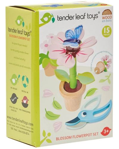 Ξύλινο Σετ   Tender Leaf Toys - Λουλούδι σε γλάστρα - 6