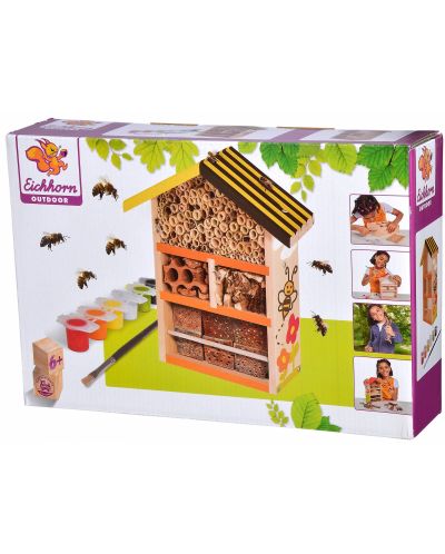 Ξύλινο σπιτάκι για μέλισσες Eichhorn Outdoor - Με νερομπογιές - 7