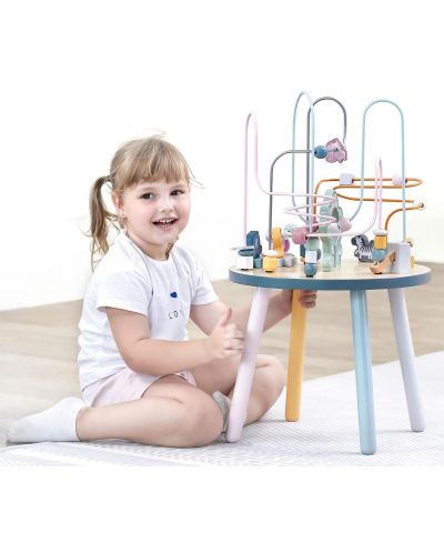 Ξύλινο παιδικό τραπέζι για παιχνίδια και δραστηριότητες Viga PolarB - 6