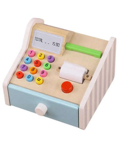 Ξύλινο παιχνίδι Smart Baby -Ταμειακή μηχανή - 2