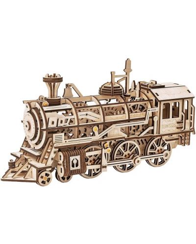 Ξύλινο 3D παζλ Robo Time 350 κομμάτια - Locomotive - 1