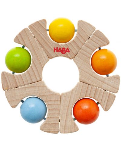 Ξύλινο παιχνίδι Haba - Έγχρωμες μπάλες - 1