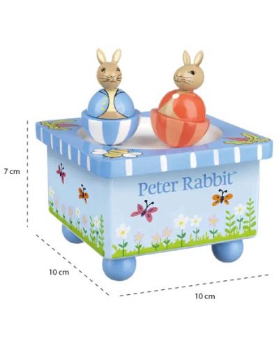 Ξύλινο μουσικό κουτί Orange Tree Toys Peter Rabbit - 3