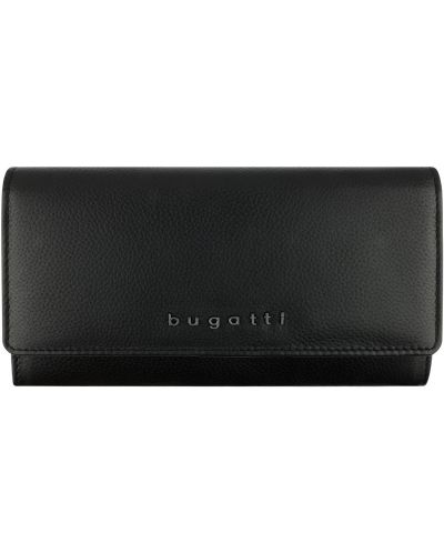 Γυναικείο δερμάτινο πορτοφόλι Bugatti Bella - RFID Προστασία , μαύρο - 1