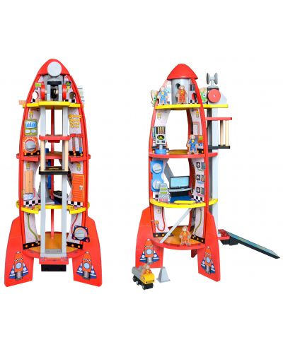 Ξύλινο σετ Acool Toy - Διαστημικό πλοίο - 2