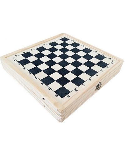 Ξύλινο παιχνίδι με πούλια  2 σε 1 Acool Toy -Λαστιχάκι και σκάκι - 2