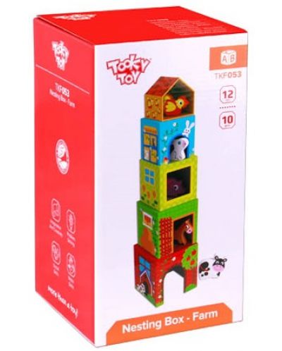 Ξύλινο Παιχνίδι Tooky Toy - Φάρμα - 2