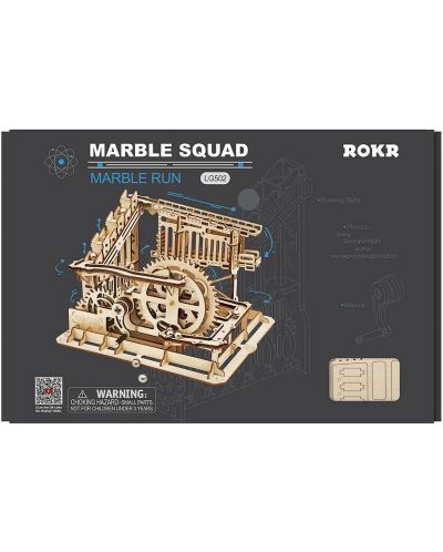 Ξύλινο 3D παζλ Robo Time 239 κομμάτια - Marble Squad - 3