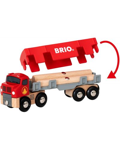 Παιχνιδάκι Brio Φορτηγό Lumber Truck - 6