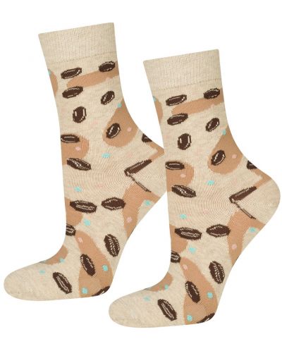 Γυναικείες κάλτσες SOXO - Caffe Latte - 2