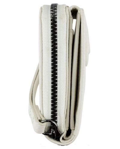 Γυναικείο δερμάτινο πορτοφόλι Bugatti Elsa - XL, RFID προστασία, λευκό - 5