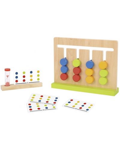 Ξύλινο παιδικό παιχνίδι λογικής Tooky Toy - Χρώματα - 1