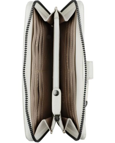 Γυναικείο δερμάτινο πορτοφόλι Bugatti Elsa - Long, λευκό - 7