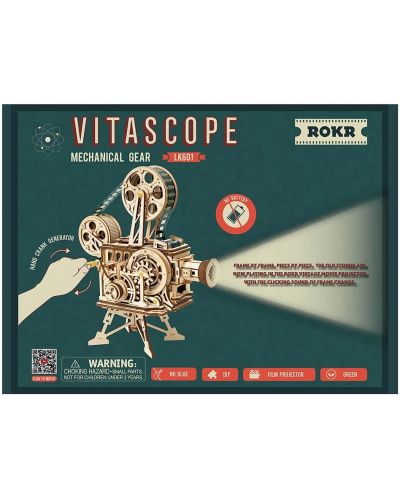 Ξύλινο 3D παζλ Robo Time 183 κομμάτια - Vitascope - 3