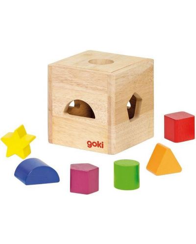 Ξύλινο παιχνίδι Goki - Κουτί διαλογής II - 1