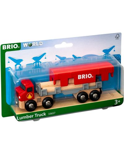 Παιχνιδάκι Brio Φορτηγό Lumber Truck - 1