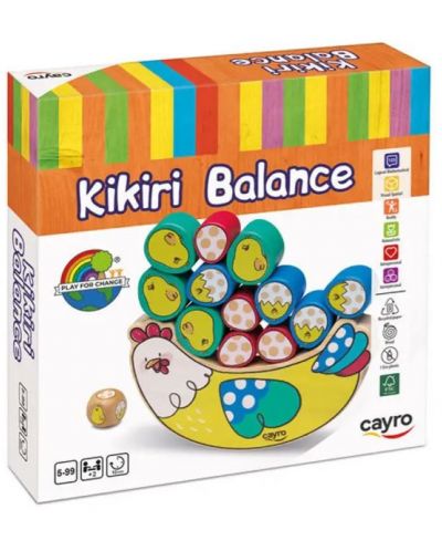 Ξύλινο παιχνίδι ισορροπίας  Cayro - Kikiri  - 1