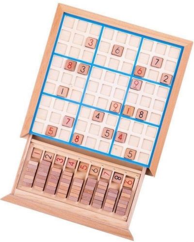 Ξύλινο παιχνίδι Bigjigs - Sudoku - 1