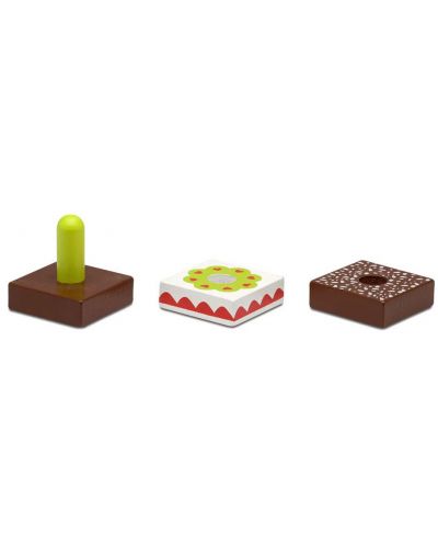 Ξύλινα κορδόνια παιχνίδια Micki Pippi - Γλυκά με βάση - 4