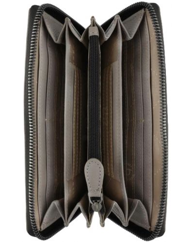 Γυναικείο δερμάτινο πορτοφόλι Bugatti Bella - Long. Προστασία  RFID , γκρι - 3