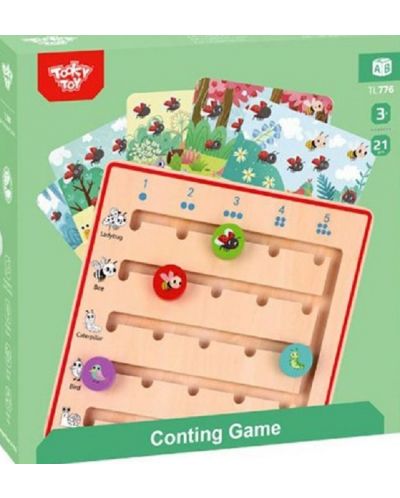Ξύλινο παιχνίδι μέτρησης Tooky toy - 3