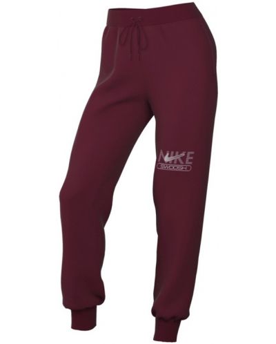 Γυναικείο αθλητικό παντελόνι Nike - Swoosh Fleece, κόκκινο - 1