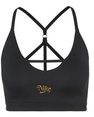 Γυναικείο αθλητικό μπουστάκι Nike - DF Indy Femme,  μαύρο - 1