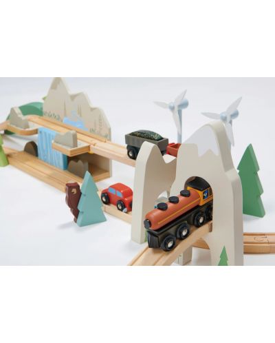 Ξύλινο σετ τρένου Tender Leaf Toys -Ορεινό τρένο - 7