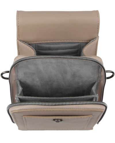 Τσάντα ώμου Bugatti Almata - αμμώδης, οικολογικό δέρμα - 3