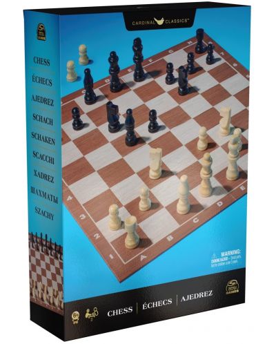 Ξύλινο σκάκι Spin Master - Cardinal - 1