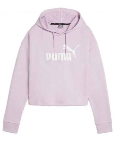 Γυναικείο φούτερ Puma - Essentials Logo Cropped, ροζ - 1