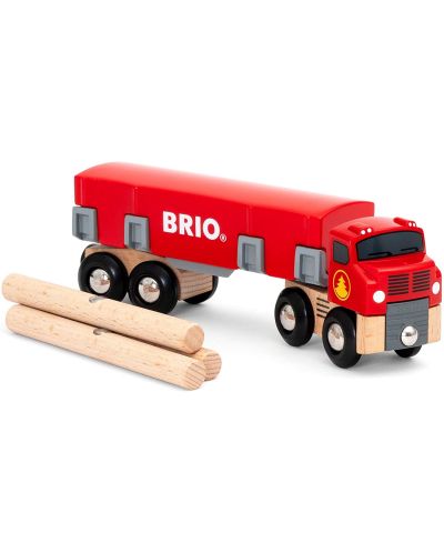 Παιχνιδάκι Brio Φορτηγό Lumber Truck - 4
