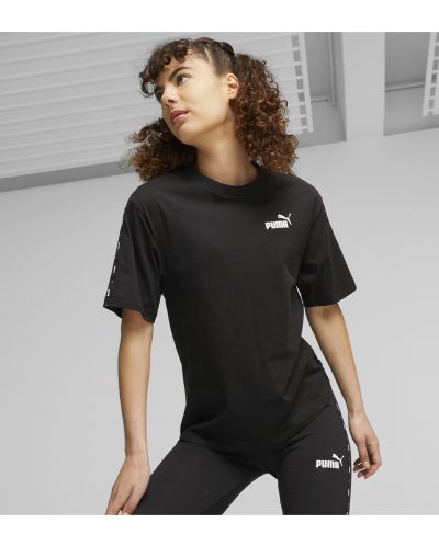 Γυναικείο μπλουζάκι Puma - Essentials Tape , μαύρο - 3