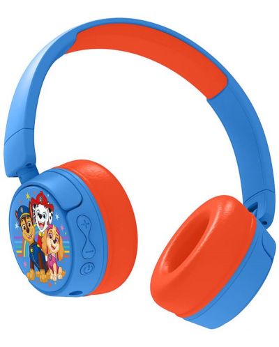 Παιδικά ακουστικά OTL Technologies - Paw Patrol, ασύρματα, μπλε/πορτοκαλί - 3