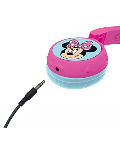 Παιδικά ακουστικά Lexibook - Minnie HPBT010MN, ασύρματα, ροζ - 2