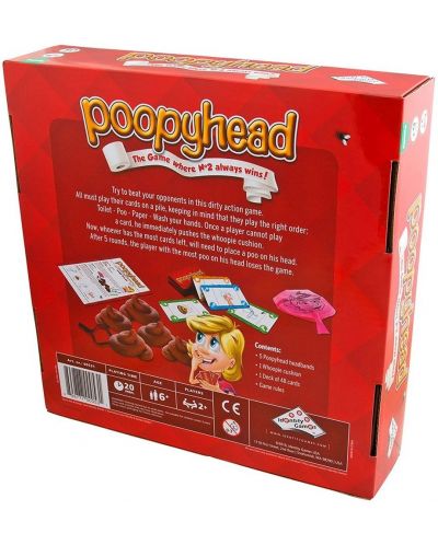 Παιδικό παιχνίδι Raya Toys - Poopyhead,με κάρτες - 2