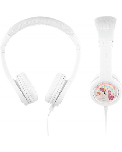 Παιδικά ακουστικά BuddyPhones με μικρόφωνο - Explore+, λευκό - 3