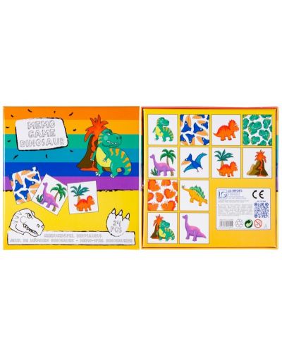 Παιδικό παιχνίδι μνήμης  Bright toys  - Δεινόσαυροι - 2