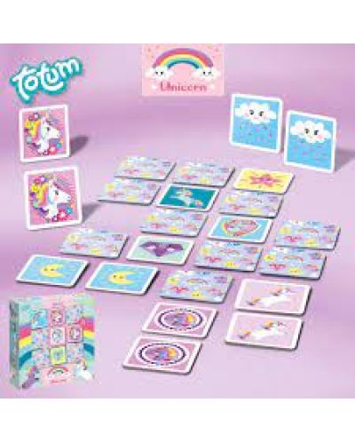 Παιδικό παιχνίδι Totum - Μνήμης, Μονόκερος - 3
