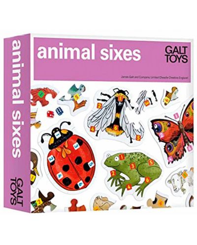 Παιδικό παιχνίδι παζλ Galt - Συλλέξτε τα ζώα, 74 τεμάχια - 1
