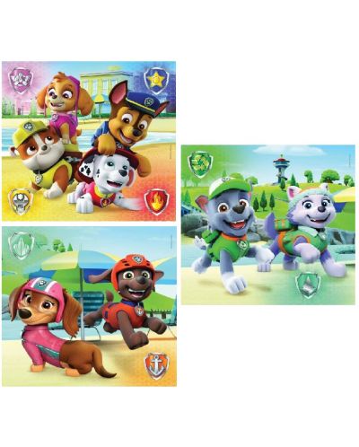 Παιδικό παζλ Clementoni3 x 48 κομμάτια - Paw Patrol (επιλογή 2) - 2