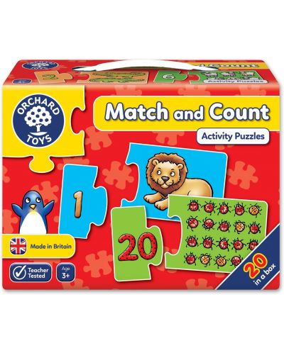 Παιδικό εκπαιδευτικό παιχνίδι Orchard Toys - Σύνδεσε και μέτρησε - 1