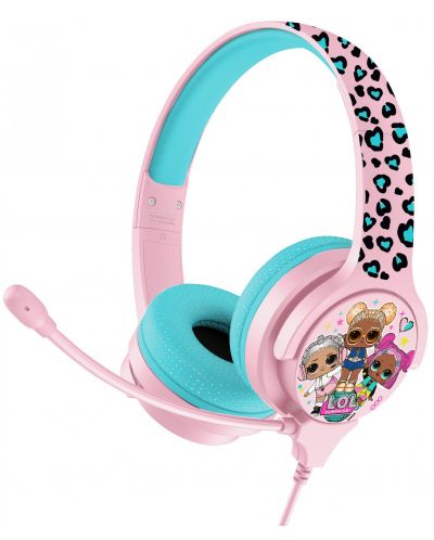 Παιδικά ακουστικά OTL Technologies - L.O.L. Let's Dance, ροζ - 1