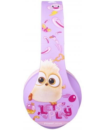 Παιδικά ακουστικά PowerLocus - P2 Kids Angry Birds,ασύρματη, ροζ/μωβ - 4