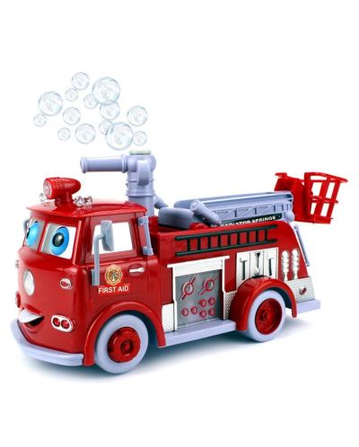 Παιδικό παιχνίδι Raya Toys - Πυροσβεστικό όχημα με σαπουνόφουσκες - 3