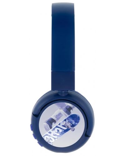 Παιδικά ακουστικά BuddyPhones - POP Fun, ασύρματα, μπλε - 2