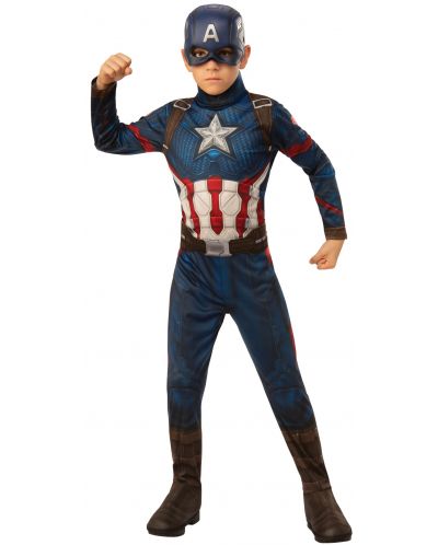 Παιδική αποκριάτικη στολή  Rubies - Avengers Captain America, μέγεθος L - 1