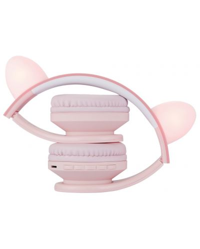 Παιδικά ακουστικά PowerLocus - P1 Ears, ασύρματα, ροζ - 4